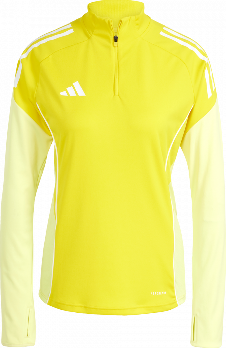 Adidas - Tiro 25 Competition Træningsjakke M Halv Zip Dame - T Yellow & pulse yellow