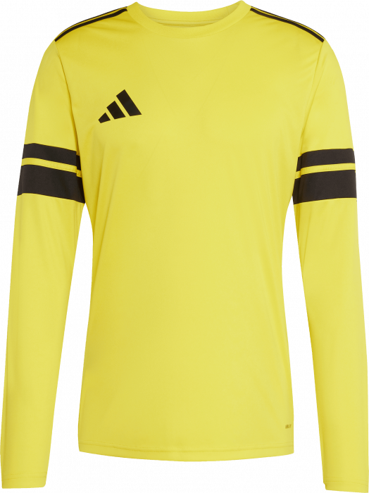 Adidas - Squadra 25 Langærmet Spilletrøje - T Yellow & sort