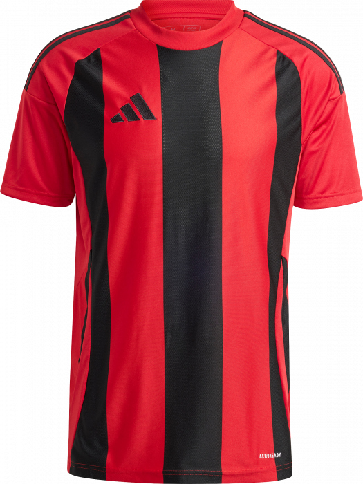 Adidas - Striped 24 Player Jersey - T Power Red & svart