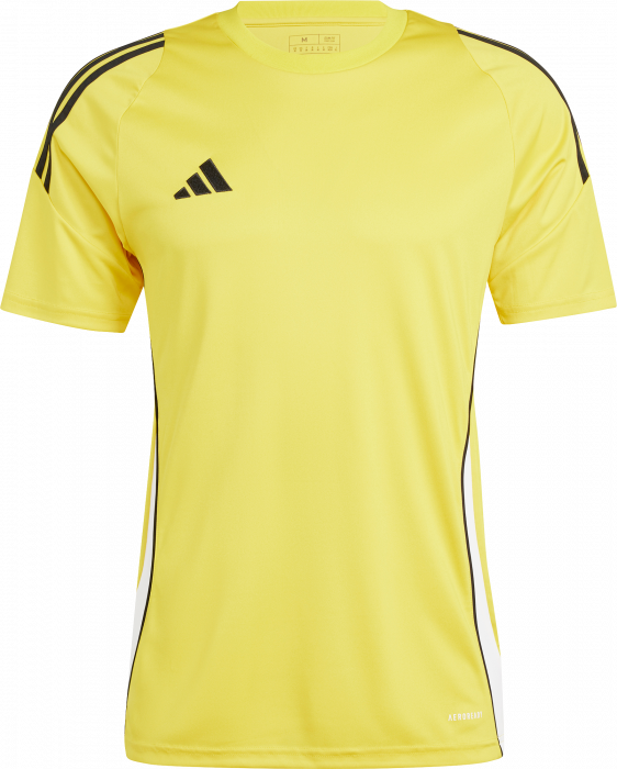 Adidas - Tiro 24 Player Jersey - T Yellow & biały