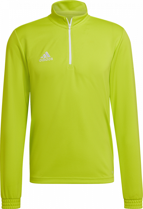 Adidas - Entrada 22 Træning Top With Half Zip Jr - Semi Sol & weiß