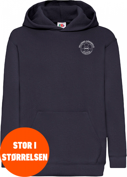 Fruit of the loom - Hillerød Håndbold Classic Hoodie Kids - Deep Navy