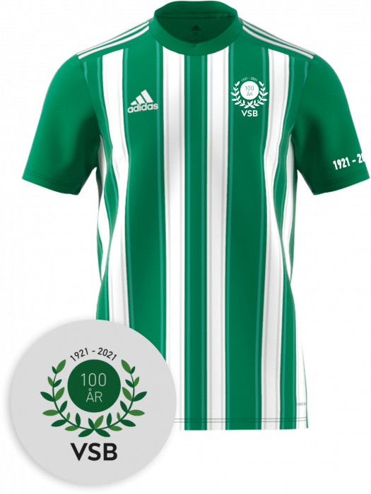 Adidas - Vsb 100 Years Anniversary Tee Adult - Vert & blanc