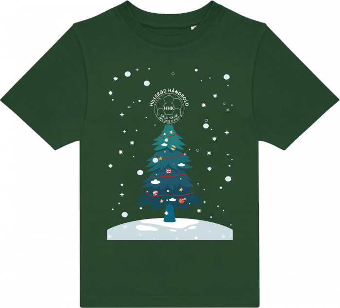 B&C - Hillerød Håndbold Christmas T-Shirt Kids - Bottle Green
