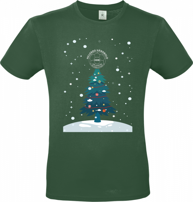 B&C - Hillerød Håndbold Christmas T-Shirt Adults - Bottle Green
