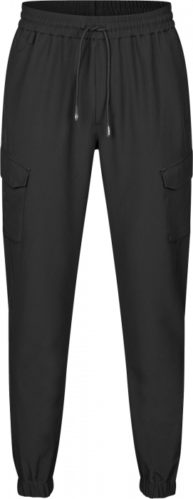 ID - Cargo Stretch Pants - Black