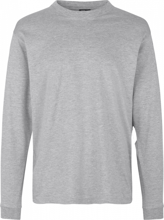 ID - Pro Wear Langærmet T-Shirt - Grå Melange