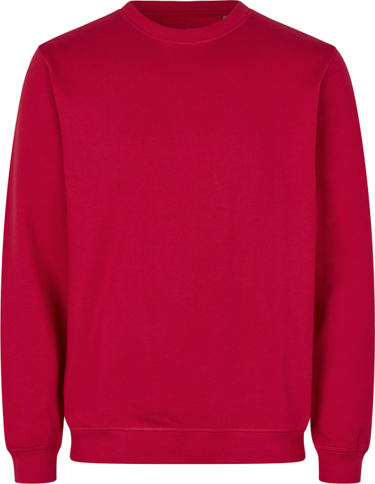 ID - Organic Cotton Sweatshirt Men - Vermelho
