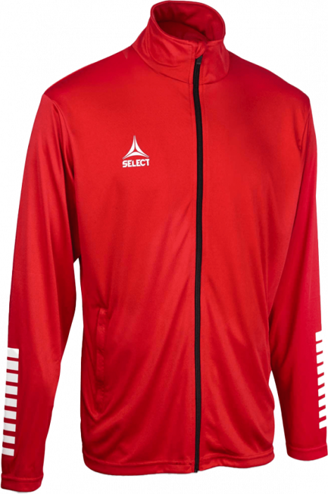 Select - Pisa Training Zip Jacket - Czerwony & biały